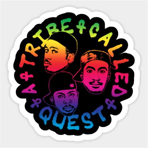 a tribe called quest logo - A Tribe Called Quest - Sticker | TeePublic