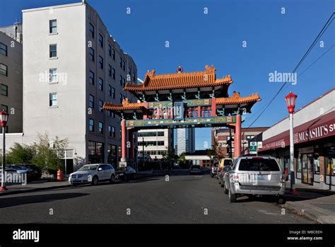 Seattle chinatown gate hi-res stock photography and images - Alamy