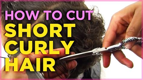 How To Cut Short Naturally Curly Hair [Tutorial] - YouTube