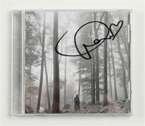 Taylor Swift Signed "Folklore" CD Album Cover (JSA Hologram) | Pristine ...