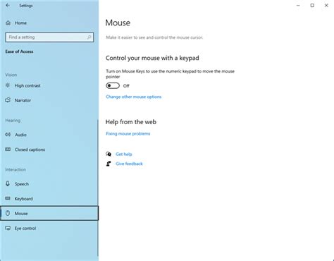 Mouse Keys: Click or right-click with the keyboard in Windows