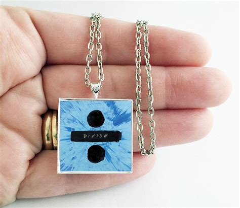 Ed Sheeran - Divide - Album Cover Art Pendant Necklace – Hollee