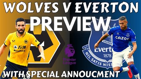 WOLVES v EVERTON MATCH PREVIEW Nov 2021 at Molineux Stadium in the ...