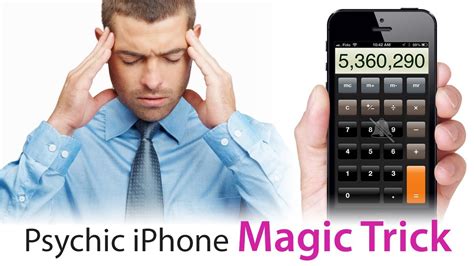 Simple & Easy PSYCHIC MAGIC TRICK Tutorial using iPhone, iPod, iPad - YouTube