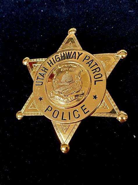 Utah Highway Patrol Gode - COLLECTORS-BADGES.COM