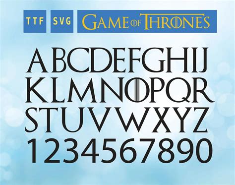 Game Of Thrones Font Free - Dafont Free