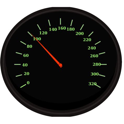 Vector clip art of speedometer | Free SVG