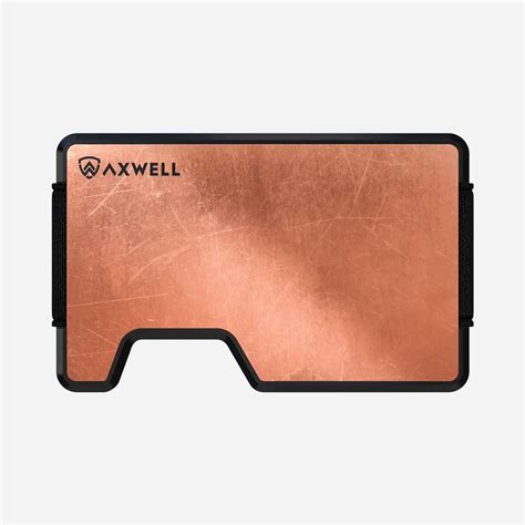 Metal Wallet - Stonewashed - Copper - Axwell Wallet