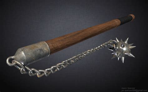 ArtStation - Medieval Flail Weapon