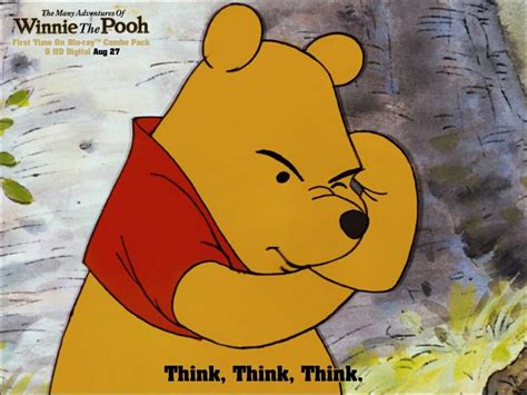 Exploring The Whimsical Wisdom Of Winnie The Pooh: Think, Think, Think!