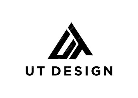 Premium Vector | Ut logo design vector illustration