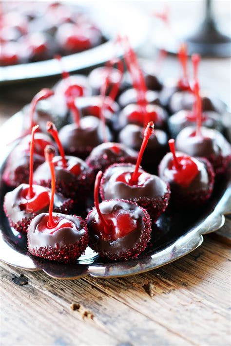 Boozy Dark Chocolate Covered Cherries | Buy This Cook That