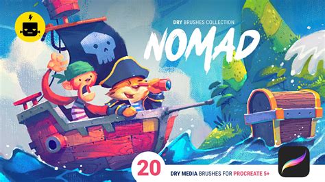 ArtStation - Nomad Brush Pack for Procreate | Brushes