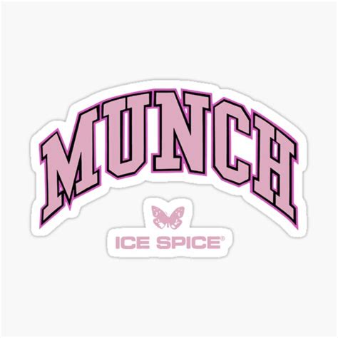 "MUNCH-ICE" Sticker for Sale by moonantly | Redbubble