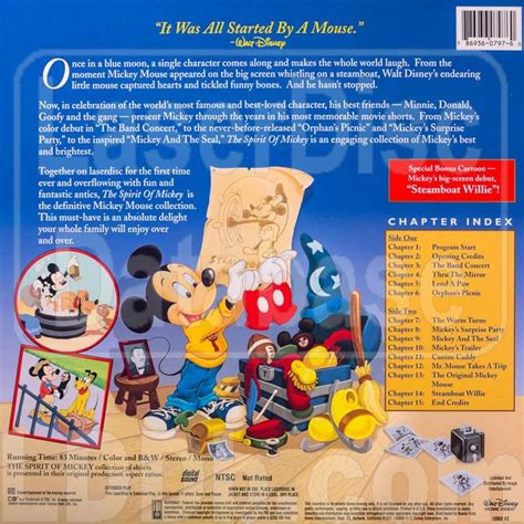 LaserDisc Database - Spirit of Mickey, The [10060 AS] on LD LaserDisc