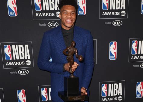 Milwaukee Bucks star Giannis Antetokounmpo named most valuable player at NBA awards - LeBron ...