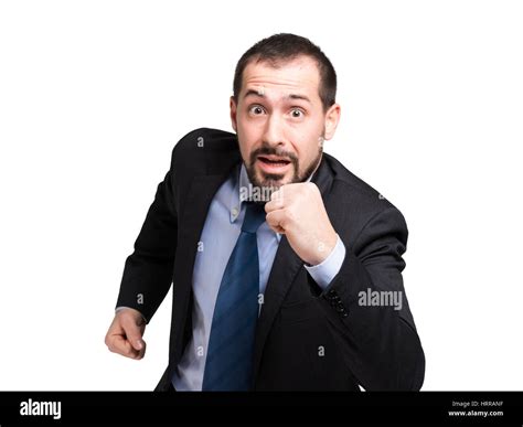 Man running scared hi-res stock photography and images - Alamy