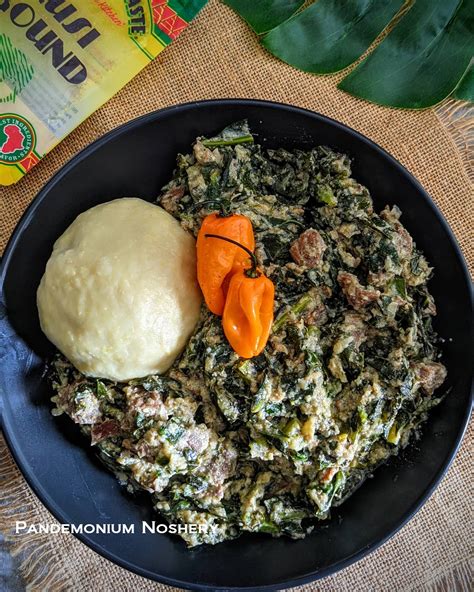 Egusi with Fufu