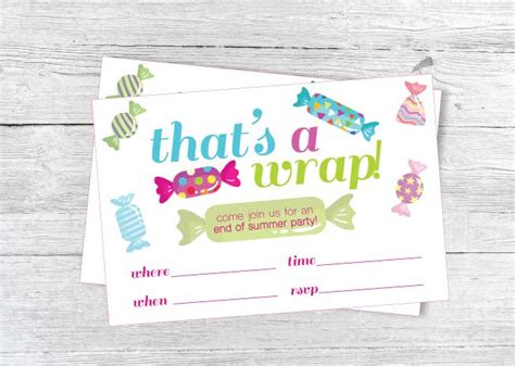 End of Summer Party Printables