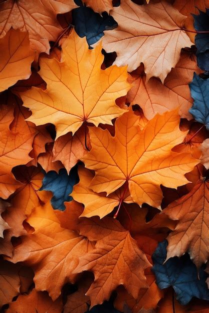 Free Photo | Collection of dry fall leaves