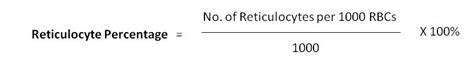 Reticulocyte Count : Principle, Procedure, Calculations and Clinical Significances