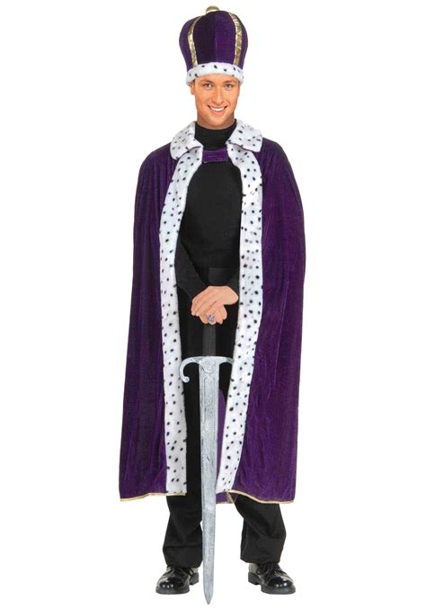 Purple Robe & King Crown Set