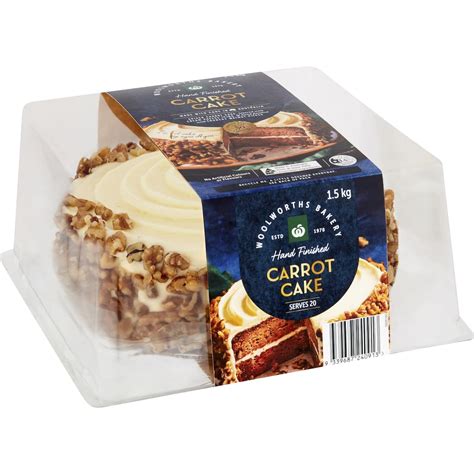 Woolworths Carrot Cake 1.5kg | bunch