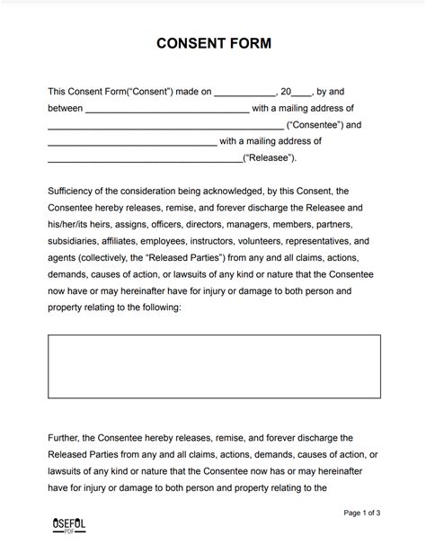 25+ Free Consent Form Templates & Samples