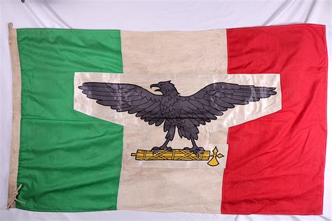 WW2 Italian Flag 1944 RSI Bersaglieri Div | Blitz Militaria