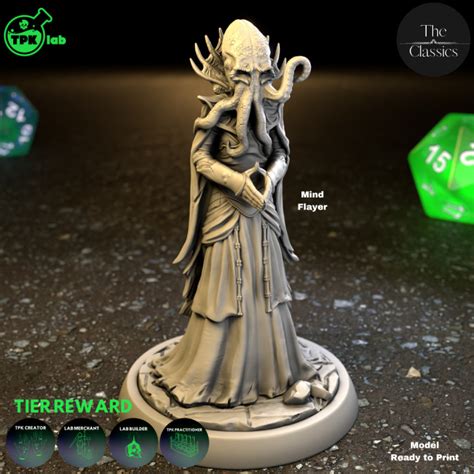 3D Printable Mind Flayer by TPK Lab