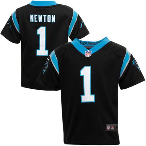 Nike Cam Newton Carolina Panthers Toddler Black Game Jersey