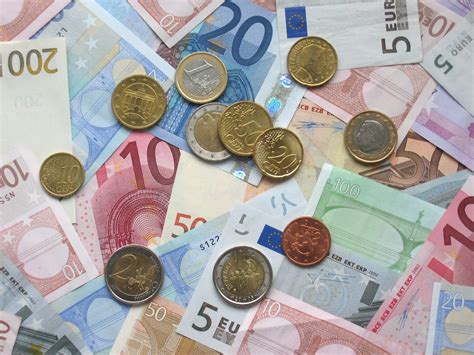 Euro Banknotes And Parts Free Stock Photo - Public Domain Pictures