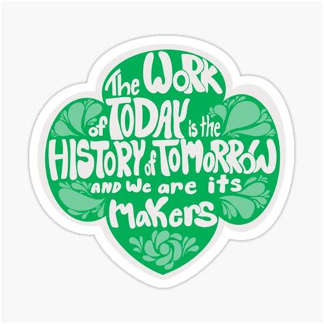 "Juliette Gordon Low Quote" Sticker for Sale by katgwoods | Redbubble