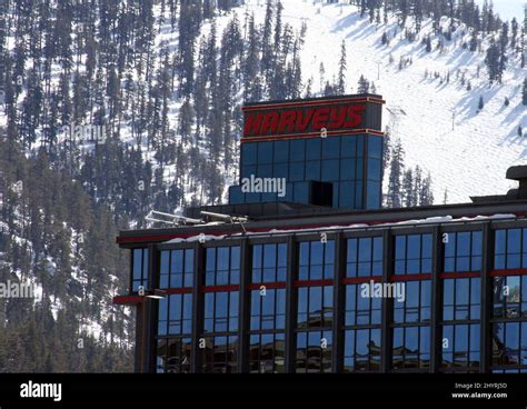 Harvey's Resort at Lake Tahoe in Nevada Stock Photo - Alamy