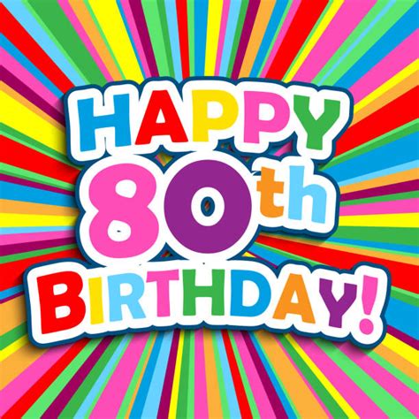 80th Birthday Banners Illustrations, Royalty-Free Vector Graphics & Clip Art - iStock