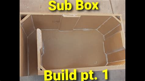 Sub Box Build part 1 - YouTube