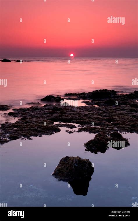 Sunrise in French Riviera Stock Photo - Alamy