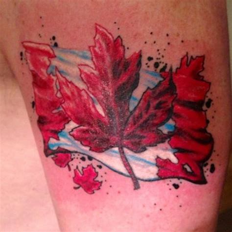 06 Canadian Flag Tattoo Family Tattoos, New Tattoos, Tattoos For Guys, Tatoos, Flag Tattoos ...