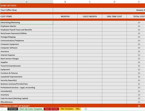 33 Excel Templates for Business to Improve Your Efficiency | Financial plan template, Startup ...