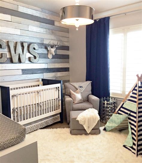 25 Soft and Rustic Baby Boy Nursery Ideas