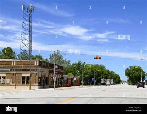 Junction in Moundridge, Kansas Stock Photo - Alamy