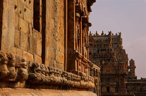 Brihadeeswara Hindu Temple, Thanjavur, Tamil Nadu, India Stock Image ...