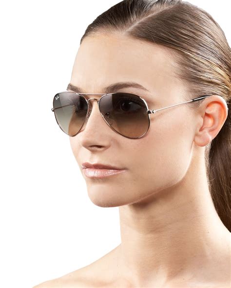 Ray-ban Classic Aviator Sunglasses in Brown | Lyst