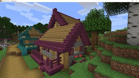 L Shaped House Minecraft