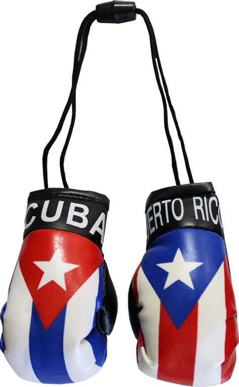 Buy Cuba and Puerto Rico Mini Boxing Gloves | Flagline