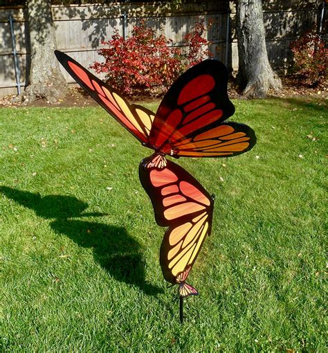 Giant Butterfly Garden Art Butterfly Metal Sculpture | Etsy