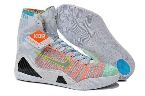 Nike Kobe 9 Elite High-Top white rainbow XDR men shoes