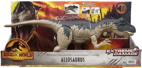 Jurassic World Allosaurus Dinosaur Figure Extreme Damage ...