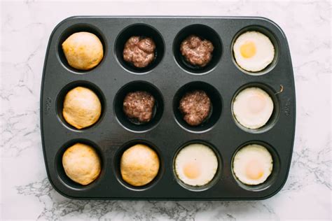 Recipe: Muffin-Pan Breakfast Sliders | The Kitchn