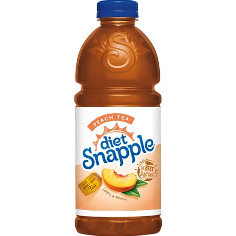 Diet Snapple Peach Tea, 32 Fl Oz Bottle, 1 Count - Walmart.com - Walmart.com